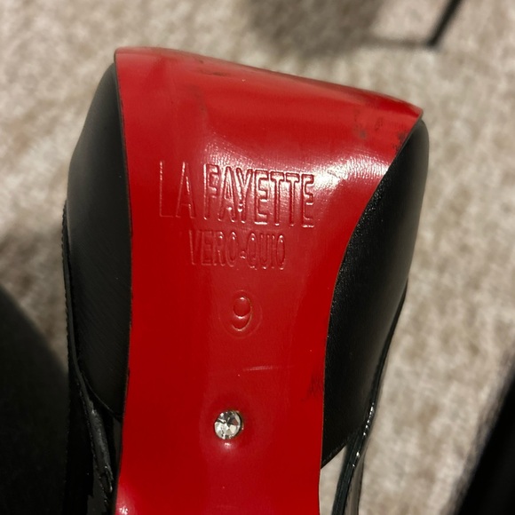 Black Dressy High Heels - Picture 5 of 5